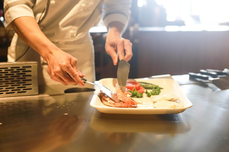 Chef Cooking in Kitchen